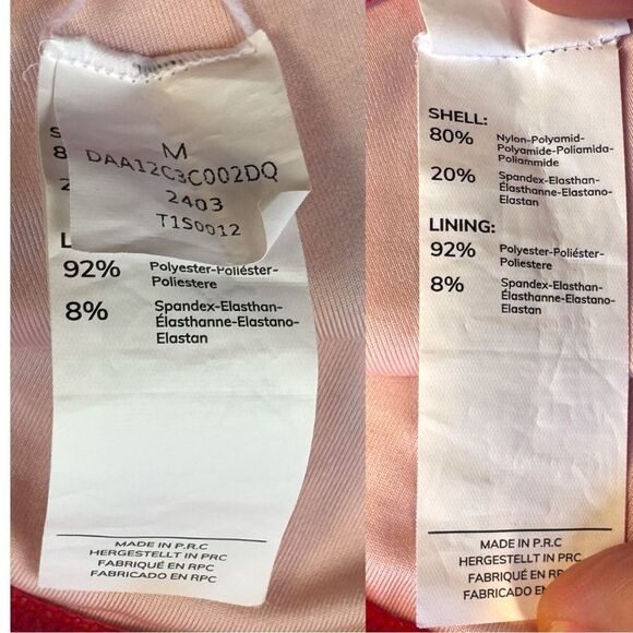 NWOT Cupshe Pink Triangle Bikini with Floral Print Sz M - Picture 9 of 9